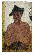 Henry Scott Tuke Italian man with hat oil painting
